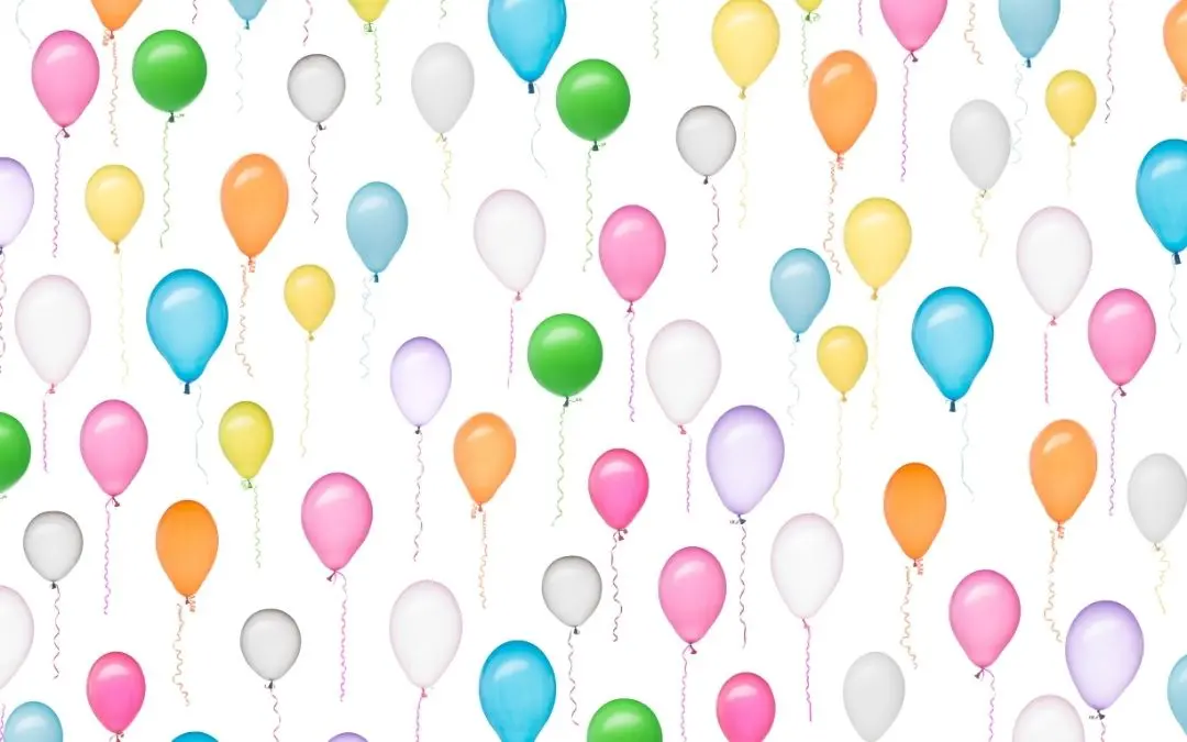 Gemeindejubiläum Ballons